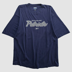 New England Patriots Reebok 2000s T-shirt - Navy Vintage - Fanatics