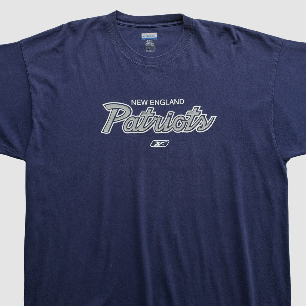 New England Patriots Reebok 2000s T-shirt - Navy Vintage - Fanatics