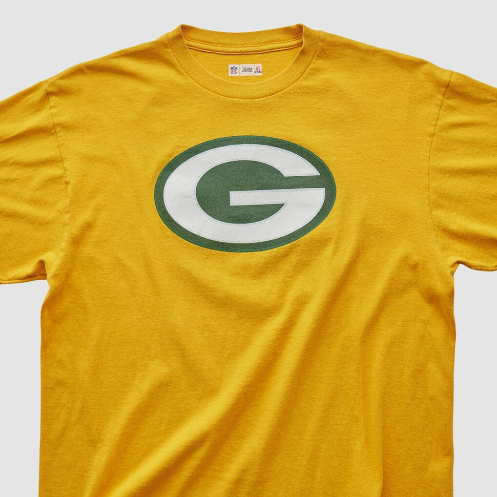Green Bay Packers NFL 2000s T-shirt - Yellow Vintage - Fanatics