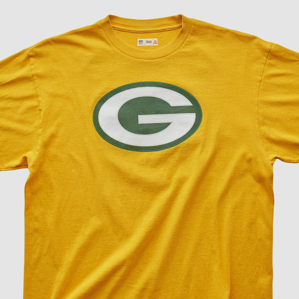 Green Bay Packers NFL 2000s T-shirt - Yellow Vintage - Fanatics