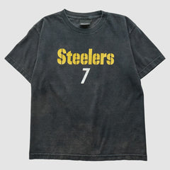 Pittsburgh Steelers Reebok 2000s T-shirt - Black Vintage - Fanatics