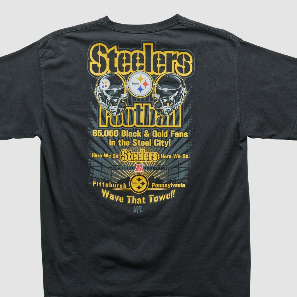 Pittsburgh Steelers Team Edition Apparel 2010s T-shirt - Black Vintage - Fanatics