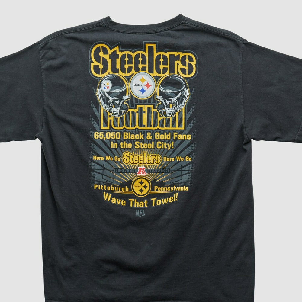 Pittsburgh Steelers Team Edition Apparel 2010s T-shirt - Black Vintage - Fanatics