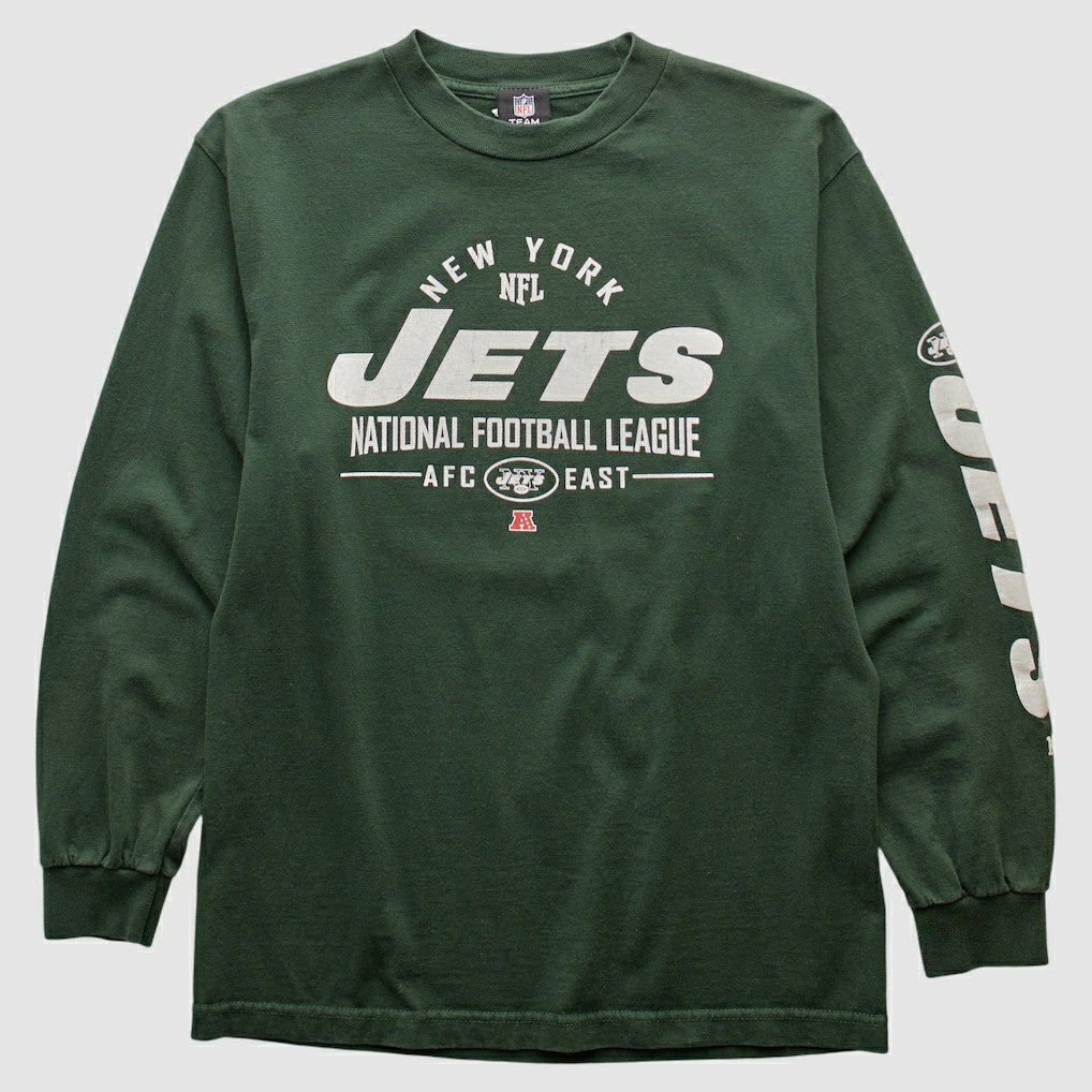 New York Jets Team Edition Apparel 2010s Long Sleeve T-shirt - Green Vintage - Fanatics