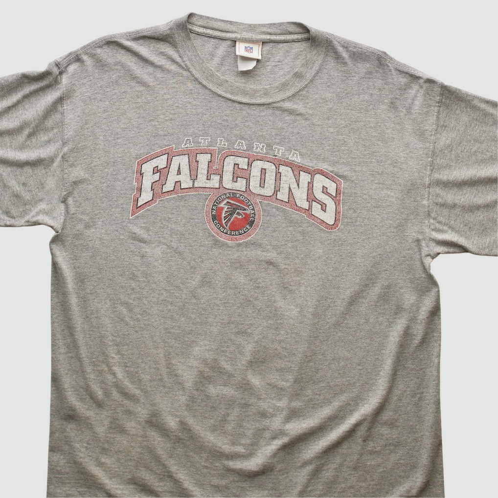 Atlanta Falcons NFL 2000s T-shirt - Heather Gray Vintage - Fanatics