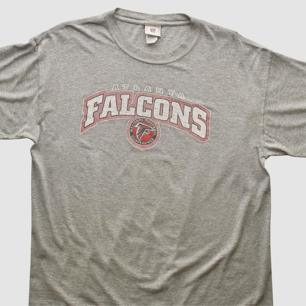 Atlanta Falcons NFL 2000s T-shirt - Heather Gray Vintage - Fanatics