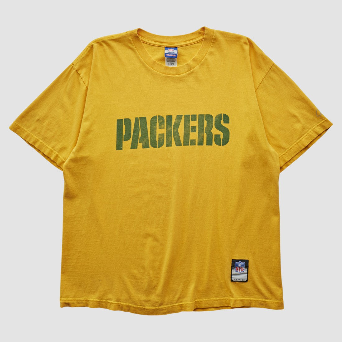 Green Bay Packers Reebok 2000s T-shirt - Yellow Vintage - Fanatics