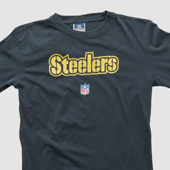 Pittsburgh Steelers Reebok 2000s Long Sleeve T-shirt - Black Vintage - Fanatics