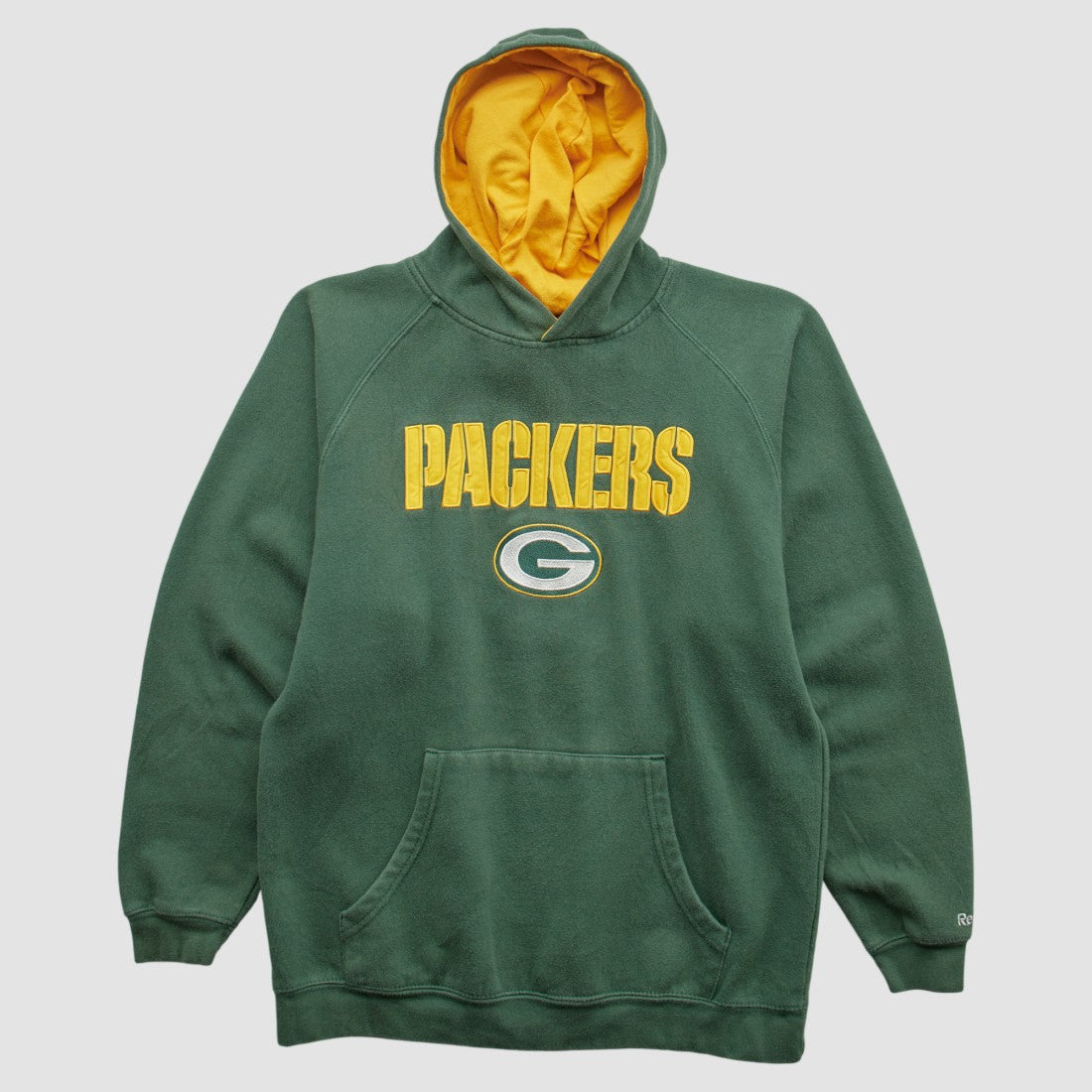 Green Bay Packers Reebok 2000s Hooded Pullover Sweatshirt - Green Vintage - Fanatics