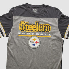 Pittsburgh Steelers NFL 2010s Long Sleeve T-shirt - Heather Gray Vintage - Fanatics