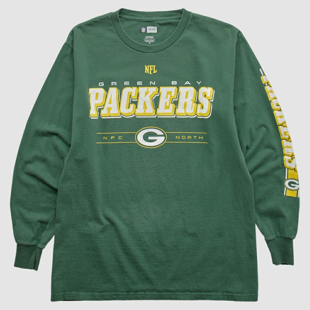 Green Bay Packers Team Edition Apparel 2000s Long Sleeve T-shirt - Green Vintage - Fanatics