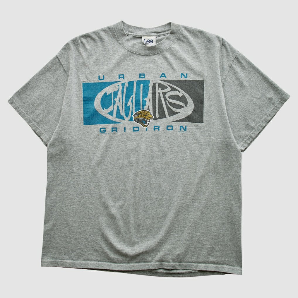 Jacksonville Jaguars Lee Apparel 2000s T-shirt - Heather Gray Vintage - Fanatics