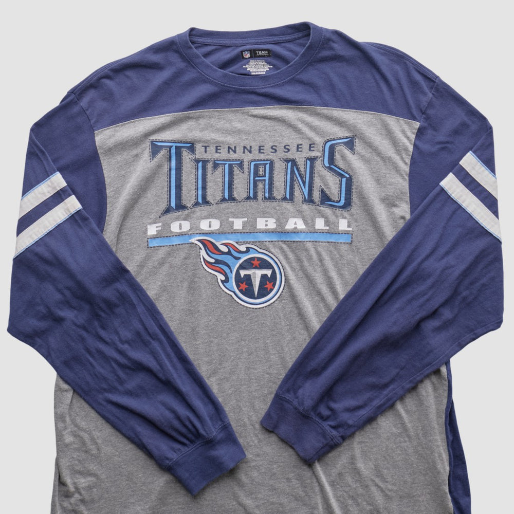 Tennessee Titans 2010s Long Sleeve T-shirt - Navy Vintage - Fanatics