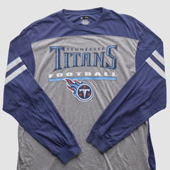 Tennessee Titans 2010s Long Sleeve T-shirt - Navy Vintage - Fanatics