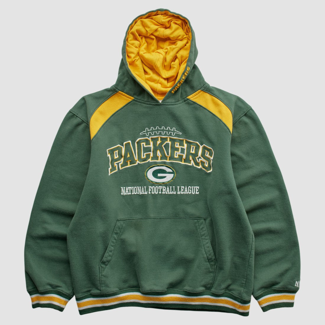 Green Bay Packers NFL 2000s Hooded Pullover Sweatshirt - Green Vintage - Fanatics