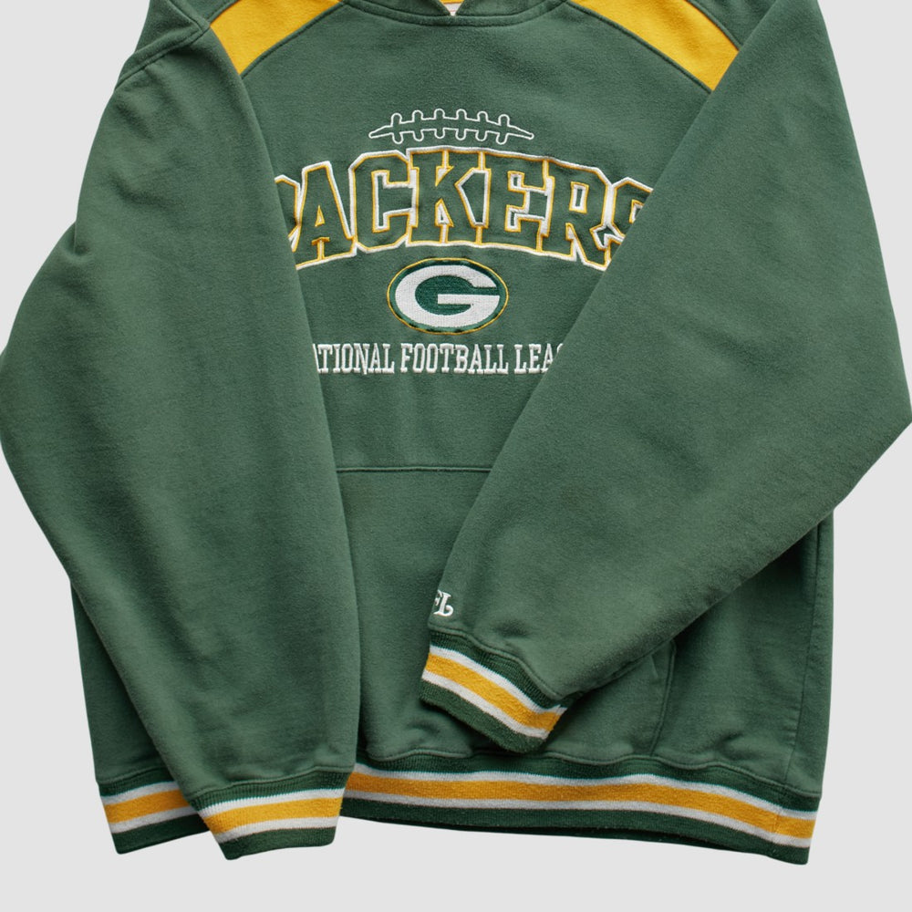 Green Bay Packers NFL 2000s Hooded Pullover Sweatshirt - Green Vintage - Fanatics