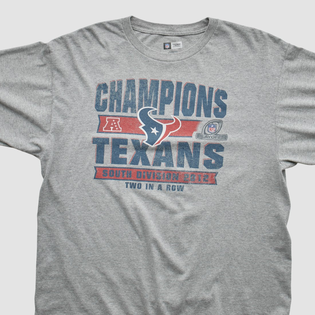 Houston Texans Team Edition Apparel 2012 Long Sleeve T-shirt - Heather Gray Vintage - Fanatics