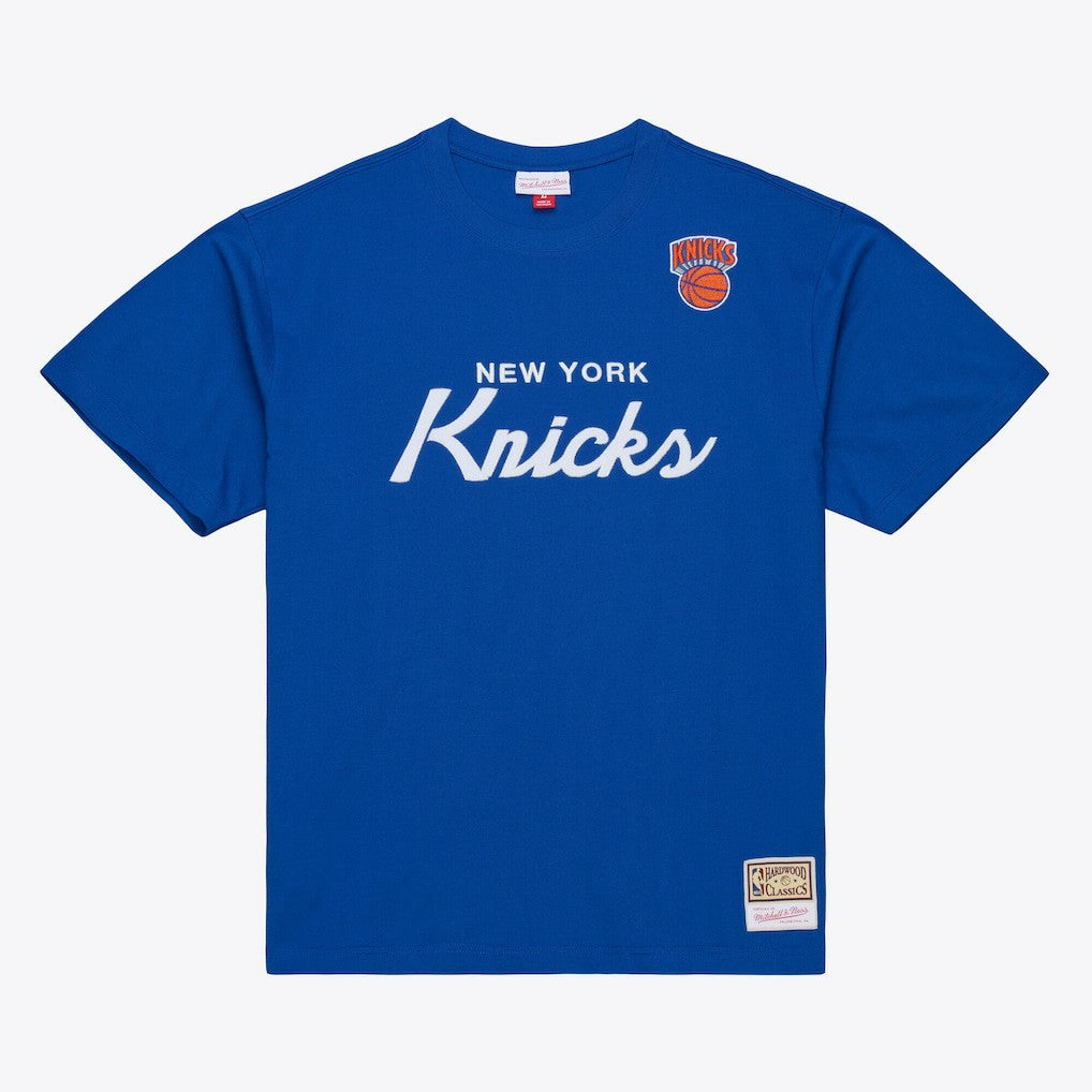 Mitchell & Ness New York Knicks Head Coach T-Shirt Blue