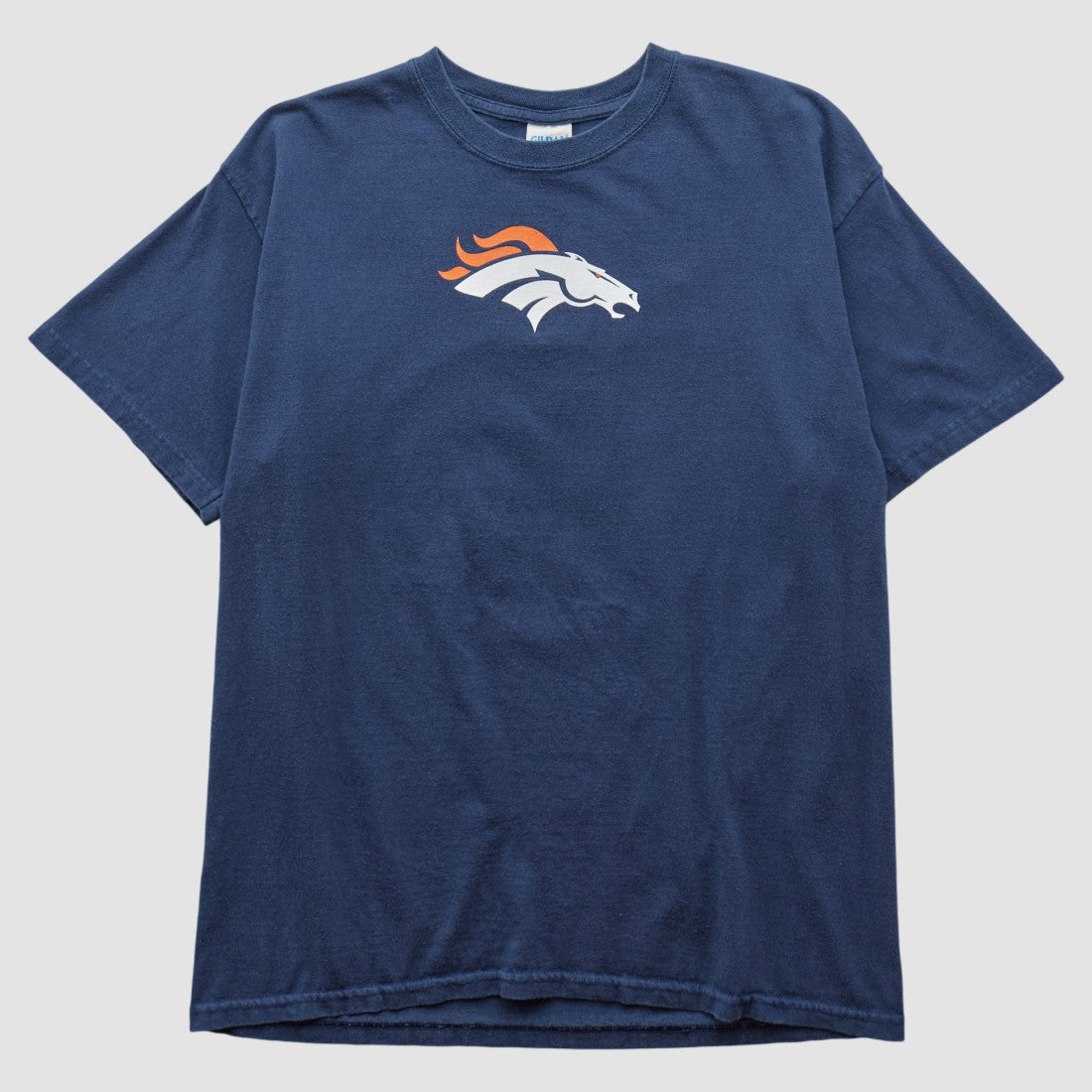 Denver Broncos Gildan 2010s T-shirt - Navy Vintage - Fanatics