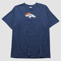 Denver Broncos Gildan 2010s T-shirt - Navy Vintage - Fanatics