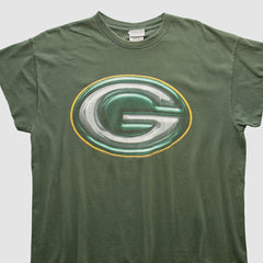 Green Bay Packers Reebok 2000s T-shirt - Green Vintage - Fanatics