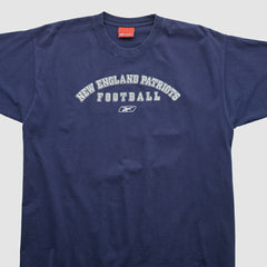 New England Patriots Reebok 2000s T-shirt - Navy Vintage - Fanatics