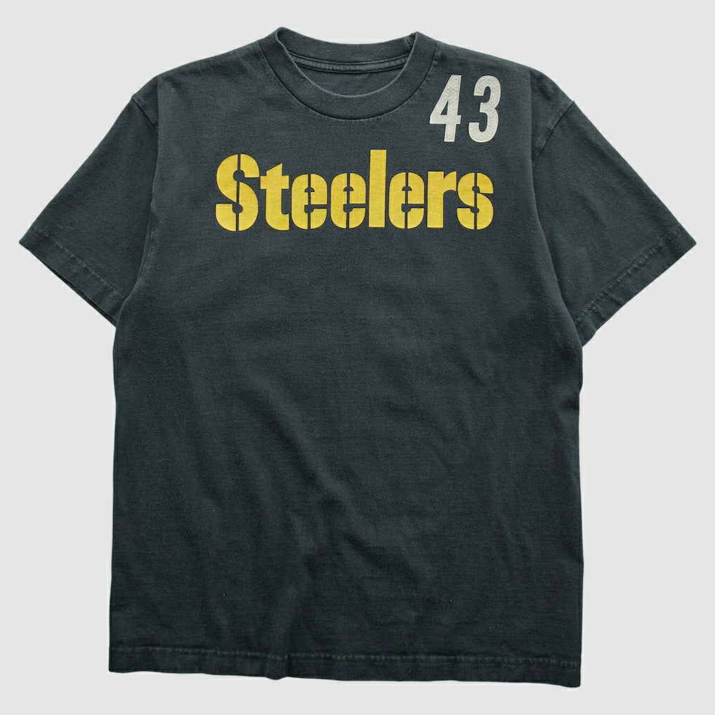 Pittsburgh Steelers Reebok 2000s T-shirt - Black Vintage - Fanatics