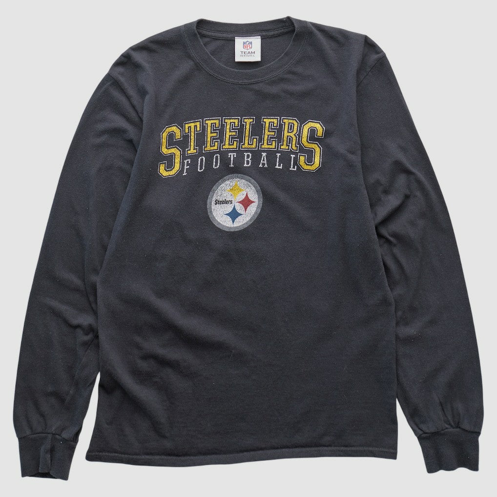 Pittsburgh Steelers NFL 2010s Long Sleeve T-shirt - Black Vintage - Fanatics