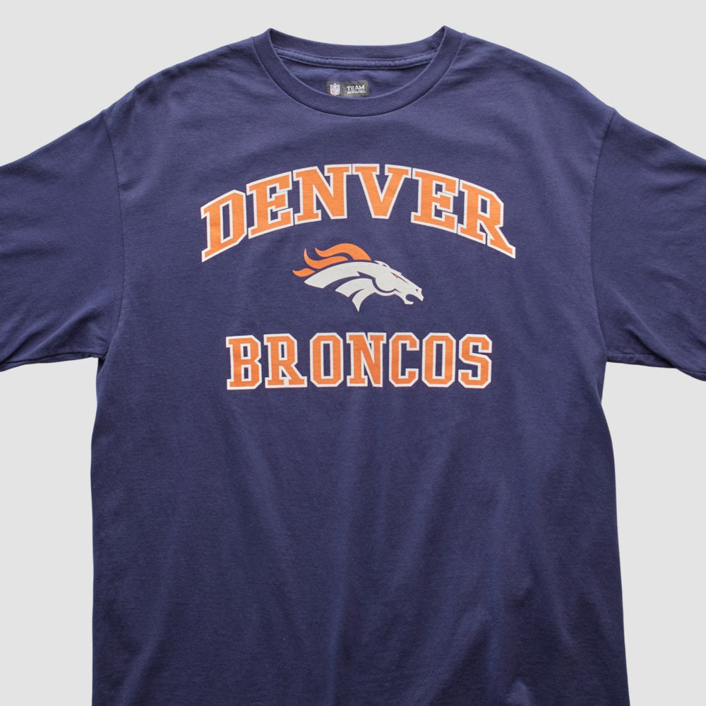 Denver Broncos Team Edition Apparel 2000s T-shirt - Navy Vintage - Fanatics