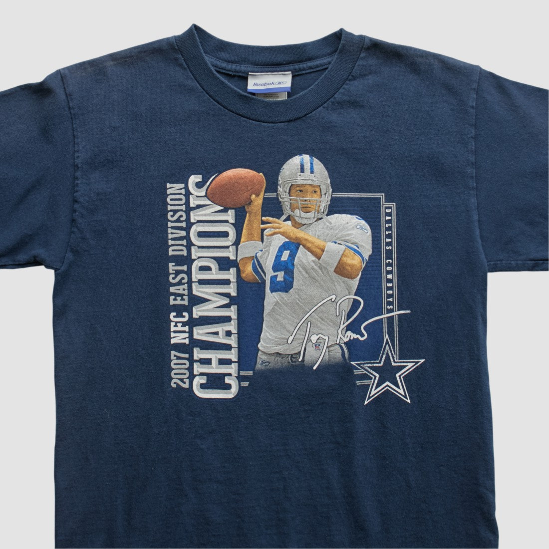 Dallas Cowboys Reebok 2007 T-shirt - Navy - Yth L Real Vintage - Fanatics