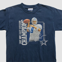 Dallas Cowboys Reebok 2007 T-shirt - Navy - Yth L Real Vintage - Fanatics