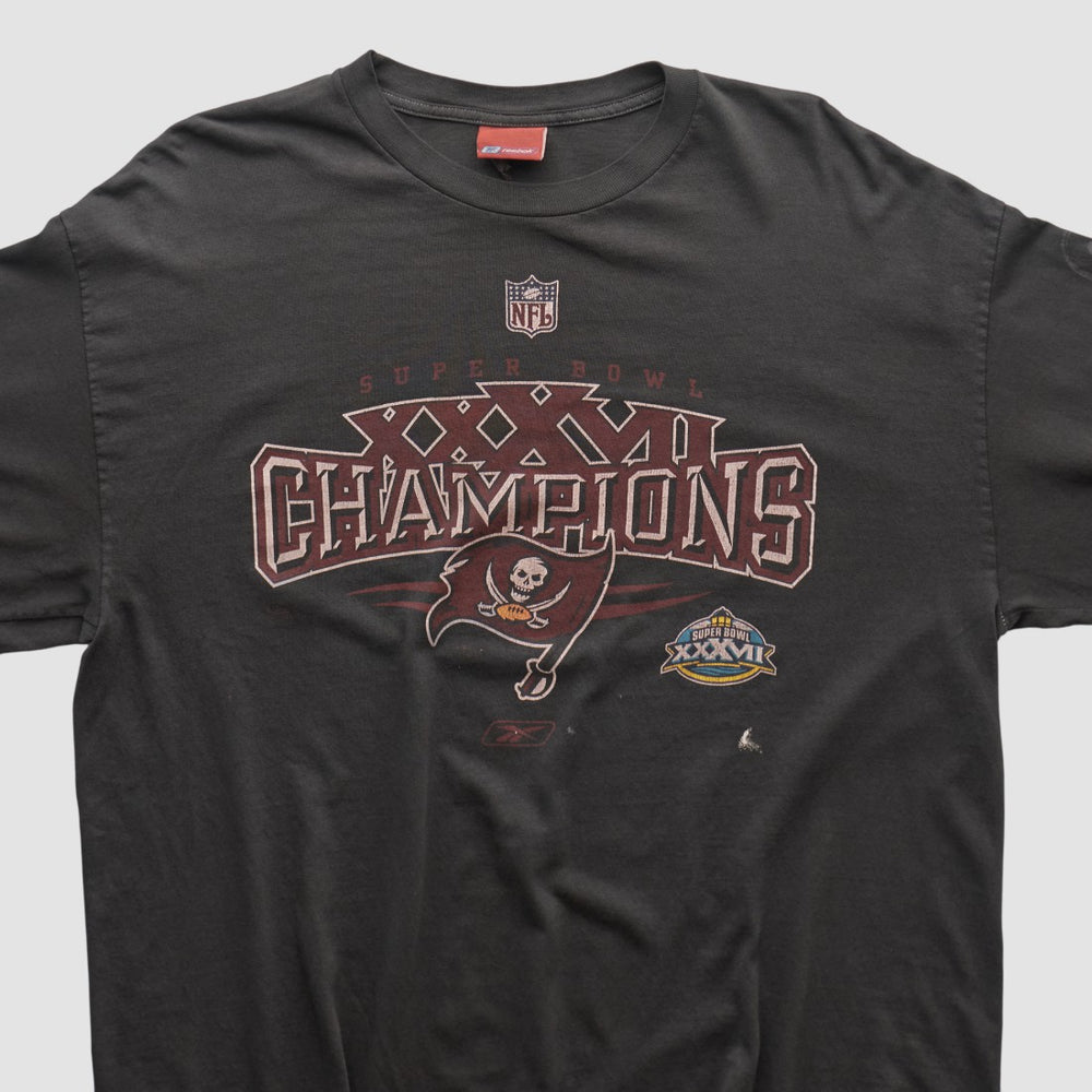Tampa Bay Buccaneers Reebok 2003 Long Sleeve T-shirt - Black Vintage - Fanatics