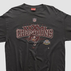 Tampa Bay Buccaneers Reebok 2003 Long Sleeve T-shirt - Black Vintage - Fanatics