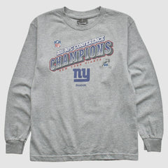 New York Giants Reebok 2011 Pullover Sweatshirt - Heather Gray Vintage - Fanatics
