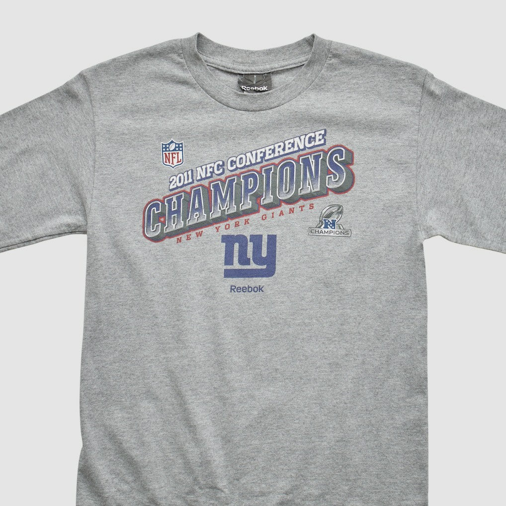 New York Giants Reebok 2011 Pullover Sweatshirt - Heather Gray Vintage - Fanatics