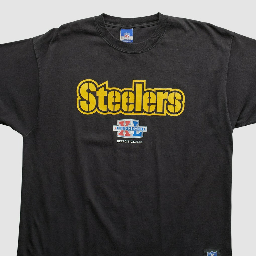 Pittsburgh Steelers Reebok 2000s T-shirt - Black Vintage - Fanatics