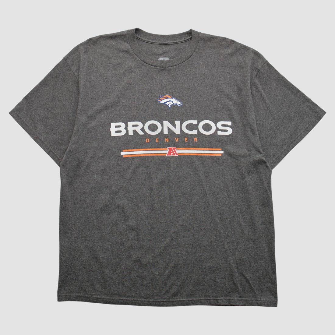 Denver Broncos 2010s T-shirt - Dark Heather Gray Vintage - Fanatics