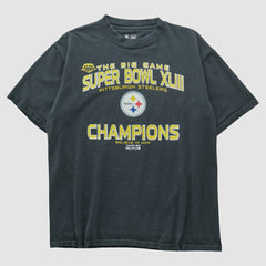 Pittsburgh Steelers NFL 2009 T-shirt - Charcoal Vintage - Fanatics