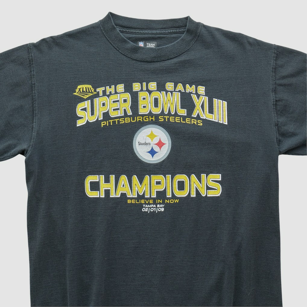Pittsburgh Steelers NFL 2009 T-shirt - Charcoal Vintage - Fanatics