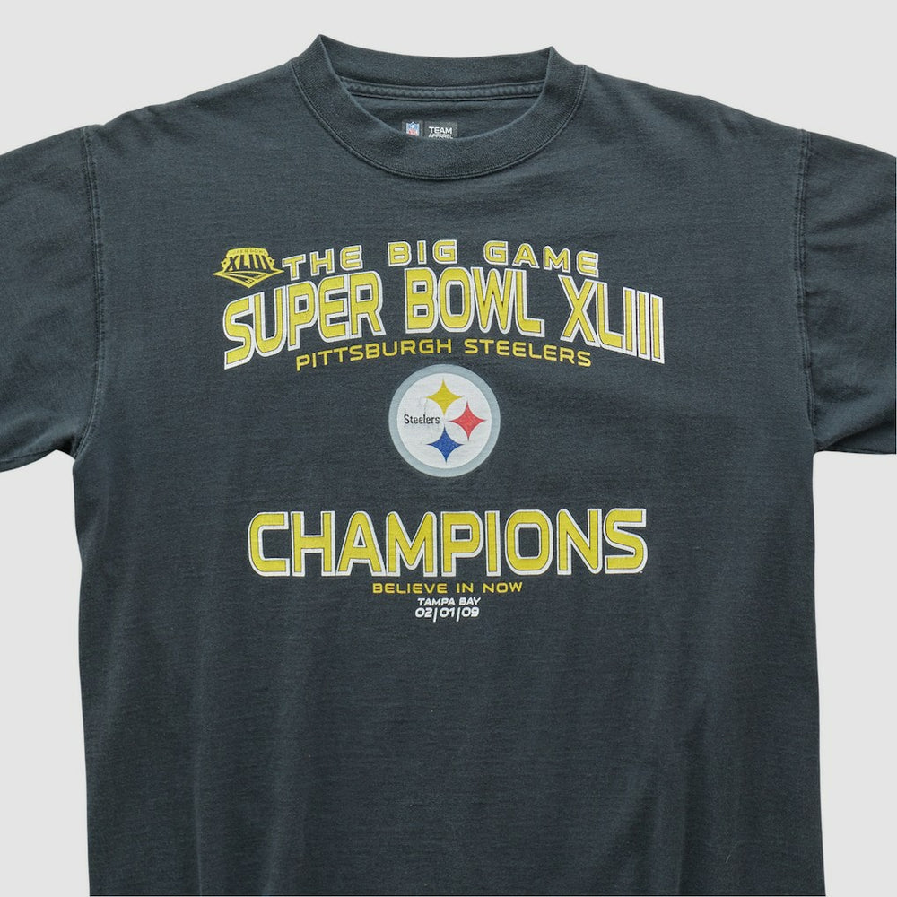 Pittsburgh Steelers NFL 2009 T-shirt - Charcoal Vintage - Fanatics