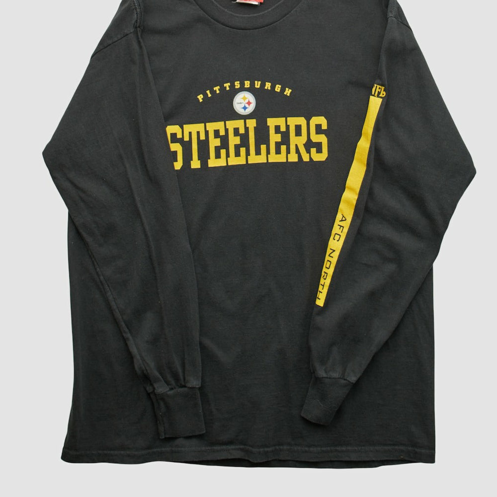 Pittsburgh Steelers NFL 2000s Long Sleeve T-shirt - Black Vintage - Fanatics