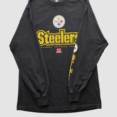 Pittsburgh Steelers NFL 2010s Long Sleeve T-shirt - Black Vintage - Fanatics