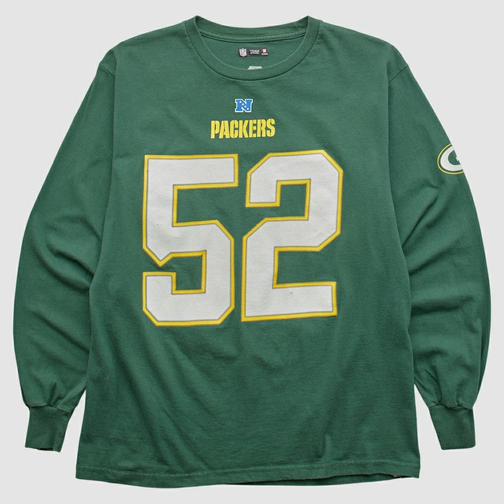 Green Bay Packers NFL 2010s Long Sleeve T-shirt - Green Vintage - Fanatics
