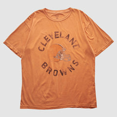 Cleveland Browns Reebok 2010s T-shirt - Orange Vintage - Fanatics