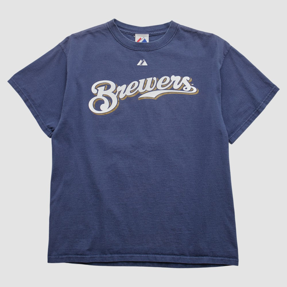 Milwaukee Brewers Majestic 2008 T-shirt Discount