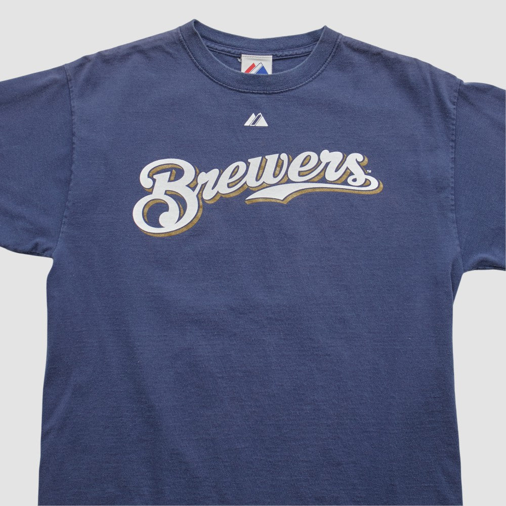 Milwaukee Brewers Majestic 2008 T-shirt Discount