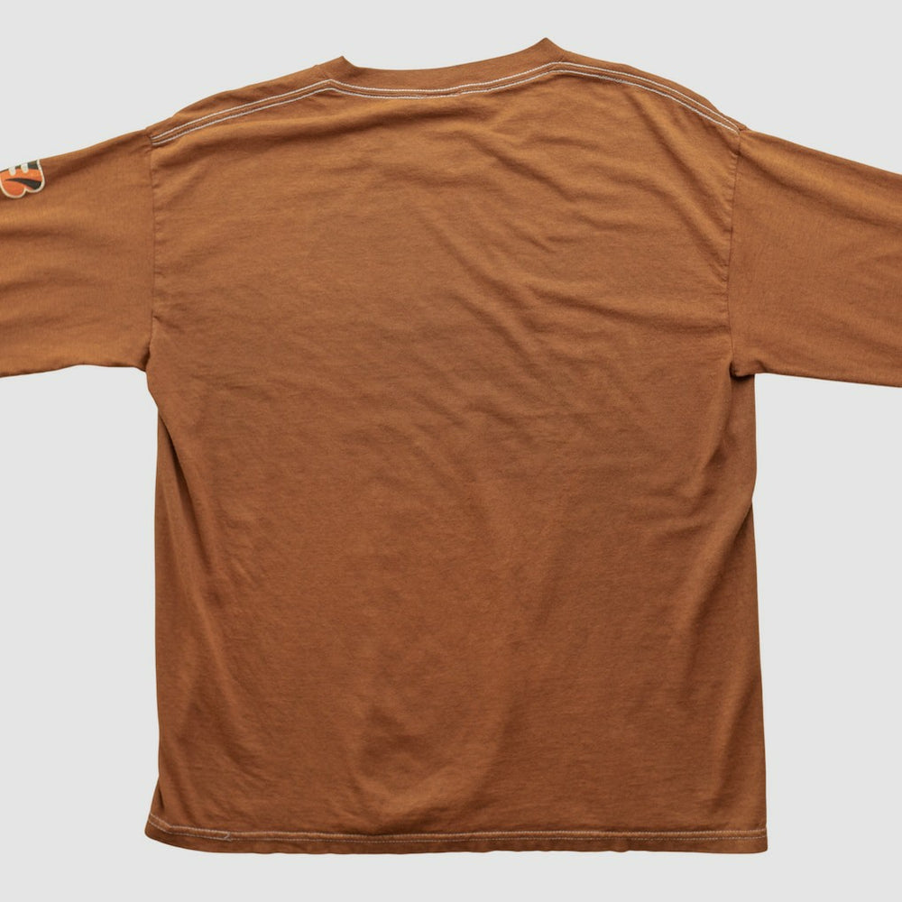 Cincinnati Bengals 2000s Long Sleeve T-shirt - Brown Vintage - Fanatics