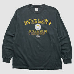 Pittsburgh Steelers Alstyle 2006 Long Sleeve T-shirt - Black Vintage - Fanatics