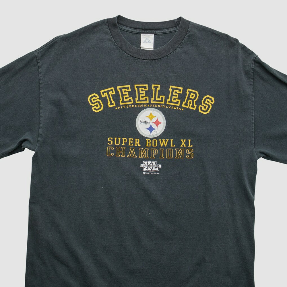 Pittsburgh Steelers Alstyle 2006 Long Sleeve T-shirt - Black Vintage - Fanatics