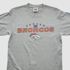 Denver Broncos Lee Apparel 2000s Long Sleeve T-shirt - Heather Gray Vintage - Fanatics